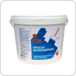 Краска интерьерная OZON-Basic (для стен и потолков) акриловая (ВД-АК 211) 0,9 л (1,4 кг)