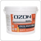 Краска влагостойкая OZON-Basic (для стен и потолков) (ВД-АК 231) 9 л (14 кг)