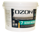 Краска OZON-7 интерьерная акрилатно-латексная (ВД-АК 233 A) 0,9 л (1,3 кг)