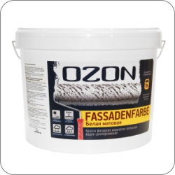 Краска Fassadenfarbe OZON акрилатно-латексная (ВД-АК 112 АР) 2,7 л (3,9 кг)