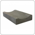 Тротуарная плитка Лоток водоотводный бетонный 500*300*80 мм, серый