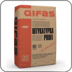 Штукатурка гипсовая для стен GIFAS START PROFI, 35 кг