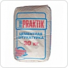 Цементная штукатурка Praktik для наружных работ, 30 кг