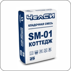 Кладочная смесь ЧелСИ-Коттедж  SM-01 (до -15), 25кг Кладочная смесь ЧелСИ-Коттедж  SM-01 (до -15), 25кг