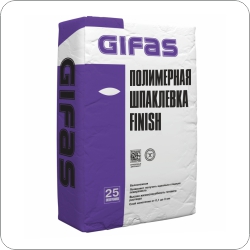 Полимерная финишная шпаклевка GIFAS FINISH, 25 кг